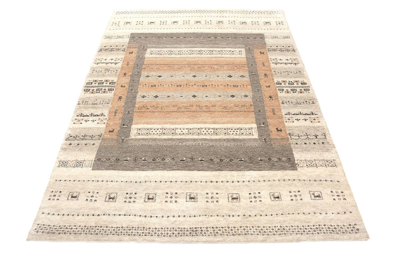 Tapis Gabbeh - Loribaft Indus - 299 x 205 cm - beige foncé