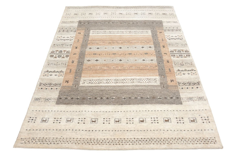 Tapis Gabbeh - Loribaft Indus - 299 x 205 cm - beige foncé