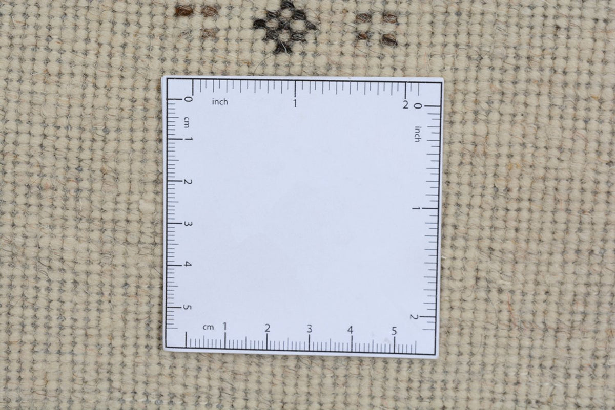 Tapis Gabbeh - Loribaft Indus - 302 x 248 cm - beige foncé