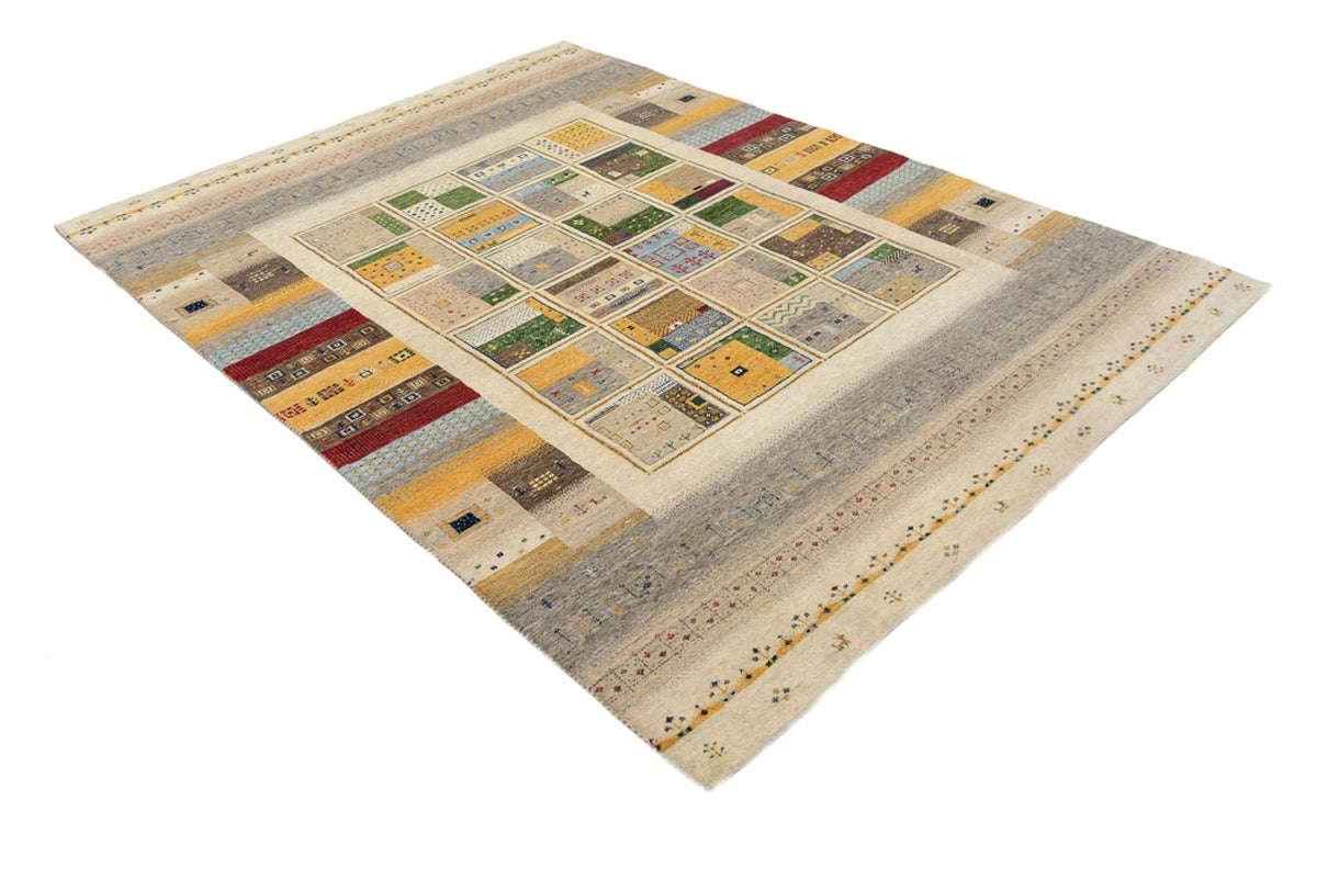 Tapis Gabbeh - Loribaft Indus - 241 x 174 cm - multicolore