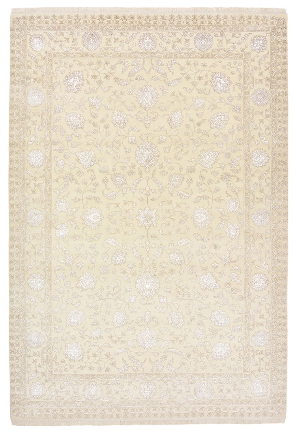 Tapis oriental - 302 x 208 cm - crème