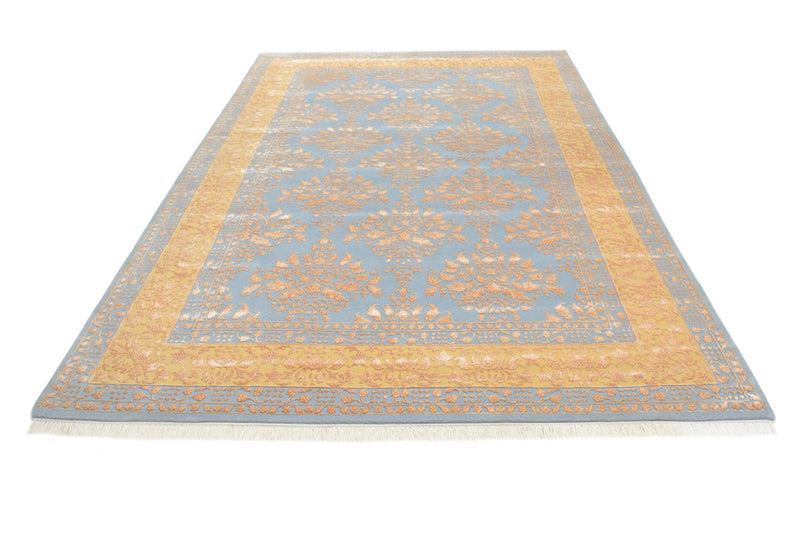 Tapis oriental - 307 x 206 cm - bleu clair