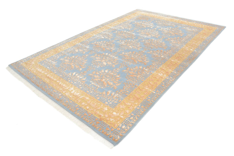 Tapis oriental - 307 x 206 cm - bleu clair