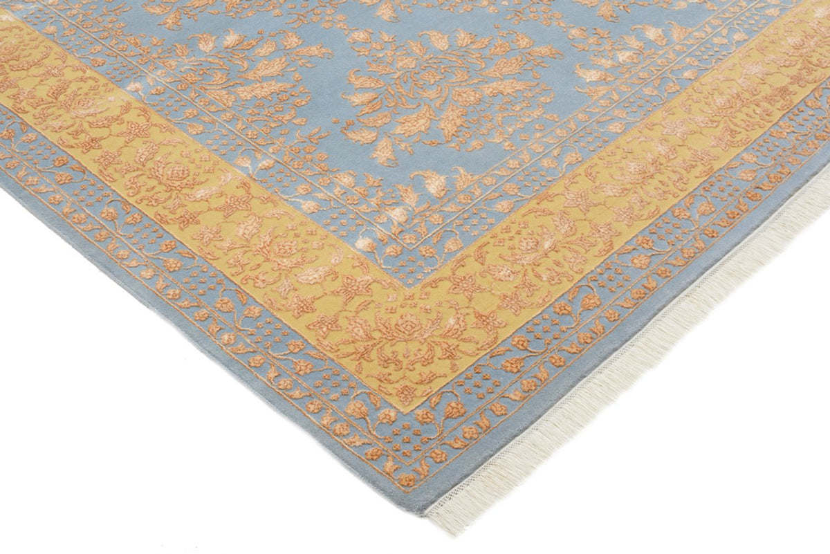 Tapis oriental - 307 x 206 cm - bleu clair