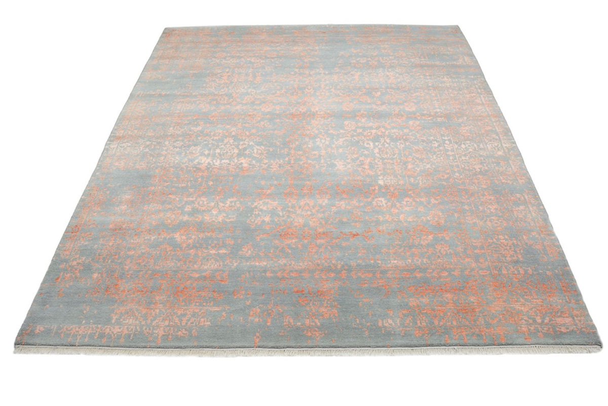 Tapis design carré - 248 x 247 cm - orange