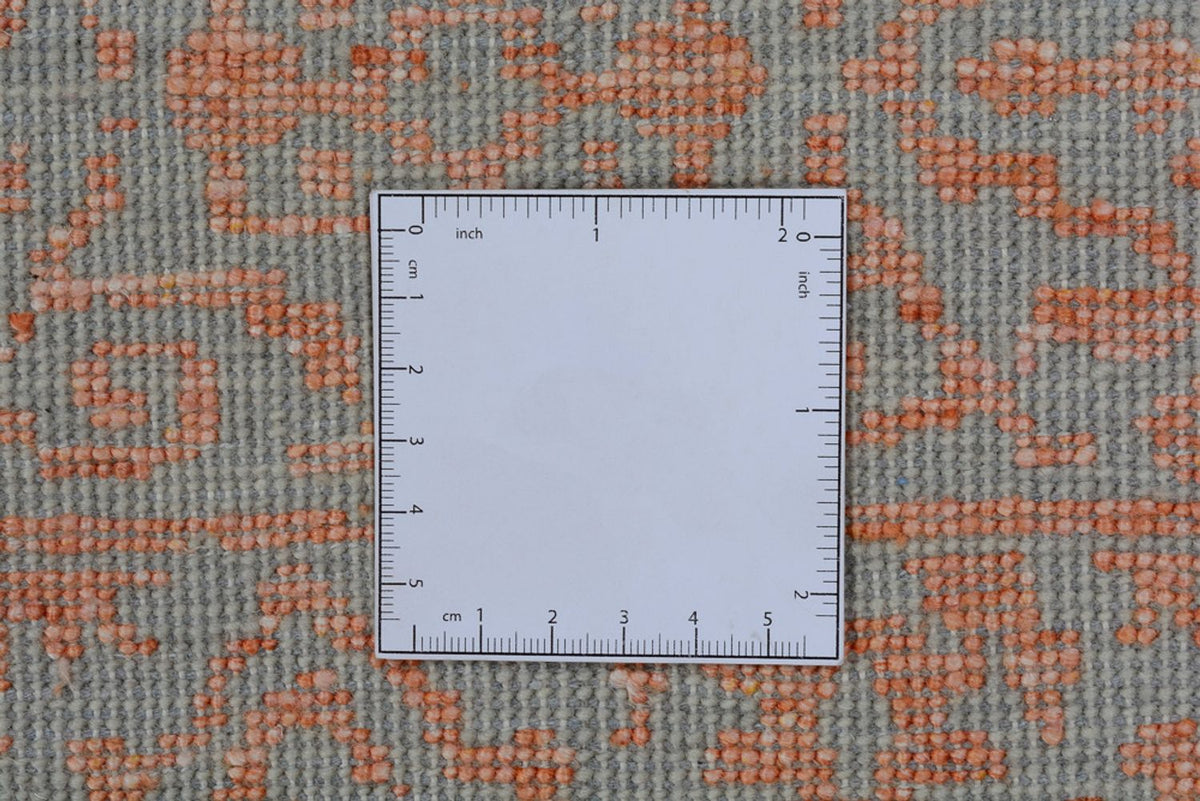 Tapis design carré - 248 x 247 cm - orange