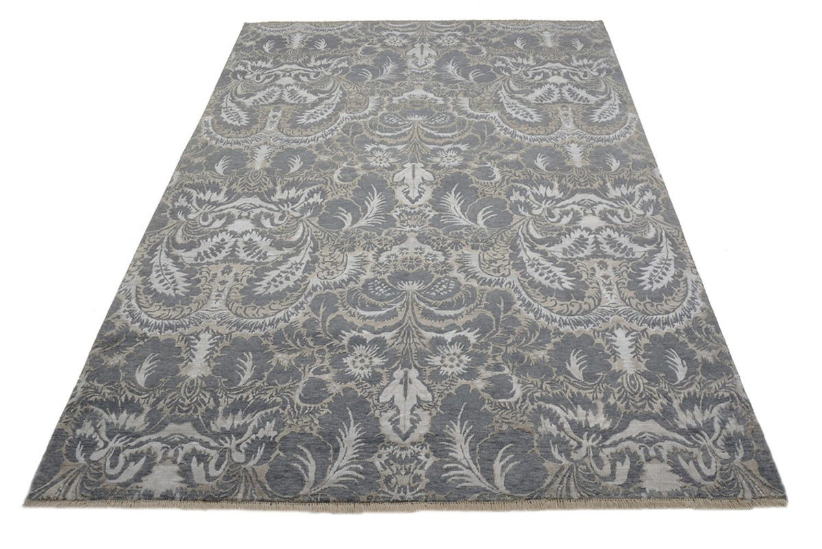 Tapis design - 304 x 205 cm - gris clair