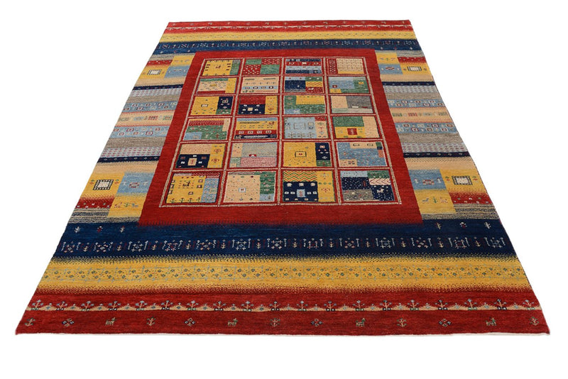 Tapis Gabbeh - Loribaft Indus - 240 x 173 cm - multicolore
