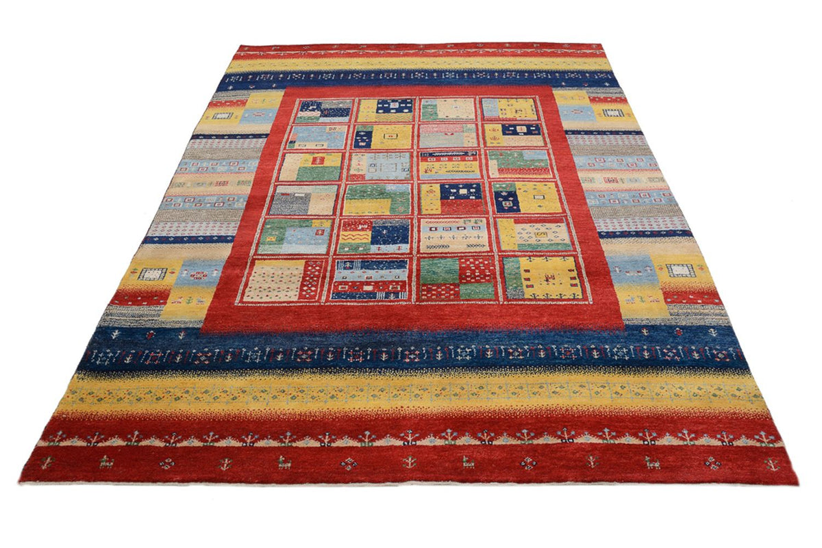 Tapis Gabbeh - Loribaft Indus - 240 x 173 cm - multicolore