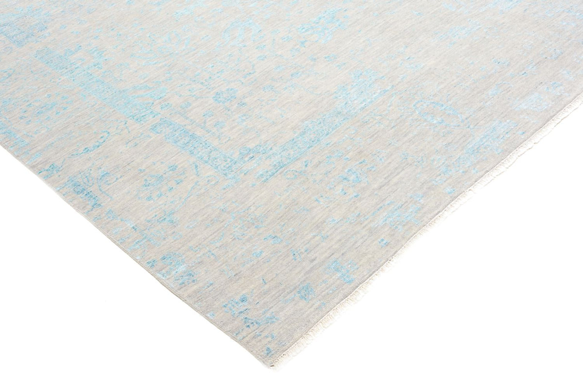 Tapis design carré  - 301 x 301 cm - bleu clair