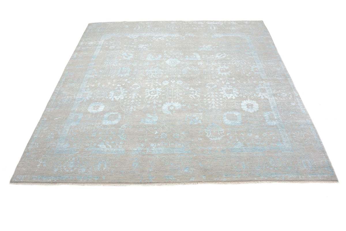 Tapis design carré  - 301 x 301 cm - bleu clair