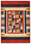 Tapis Gabbeh - Loribaft Indus - 242 x 173 cm - multicolore