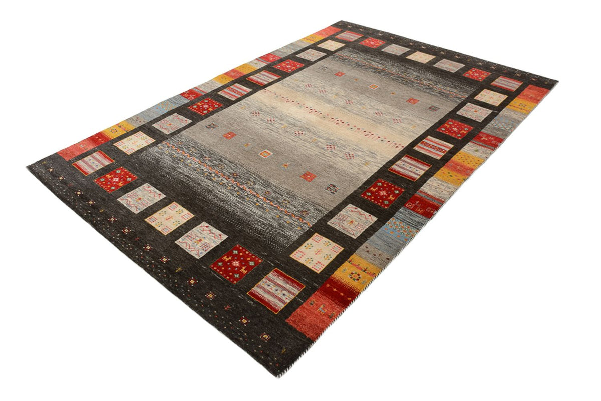 Tapis Gabbeh - Loribaft Indus - 251 x 173 cm - multicolore