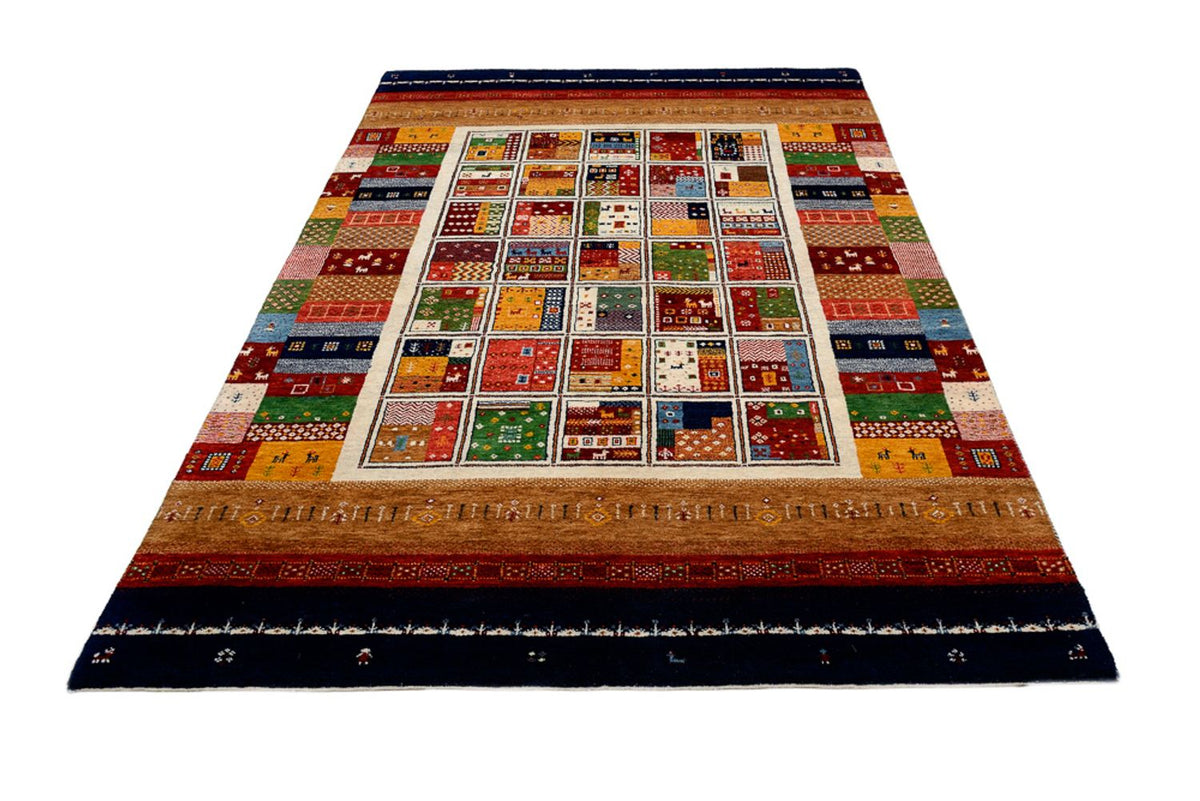 Tapis Gabbeh - Loribaft Indus - 245 x 170 cm - multicolore