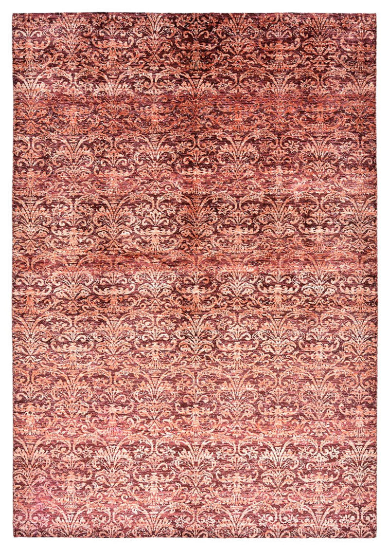 Tapis design - 246 x 172 cm - rouge clair