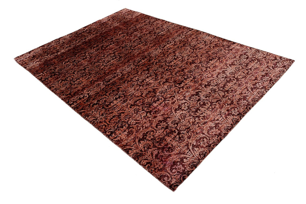 Tapis design - 246 x 172 cm - rouge clair