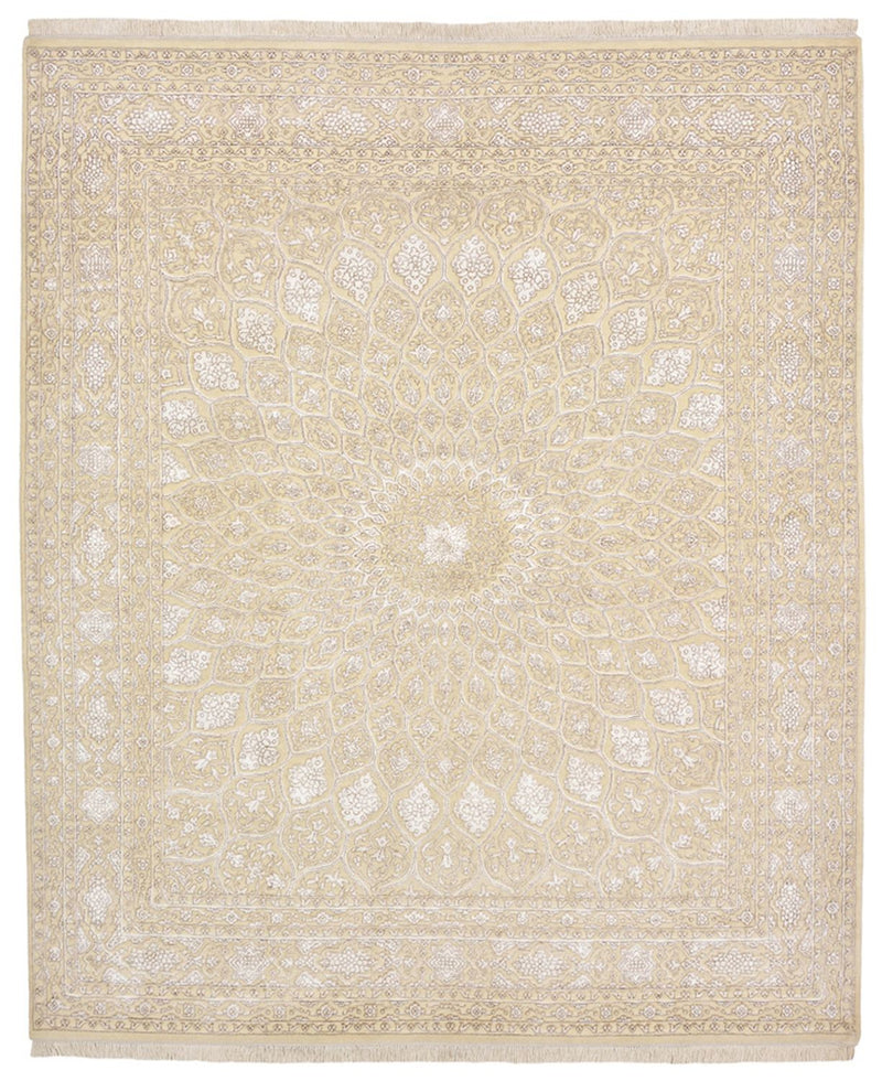 Tapis oriental - 249 x 208 cm - beige clair