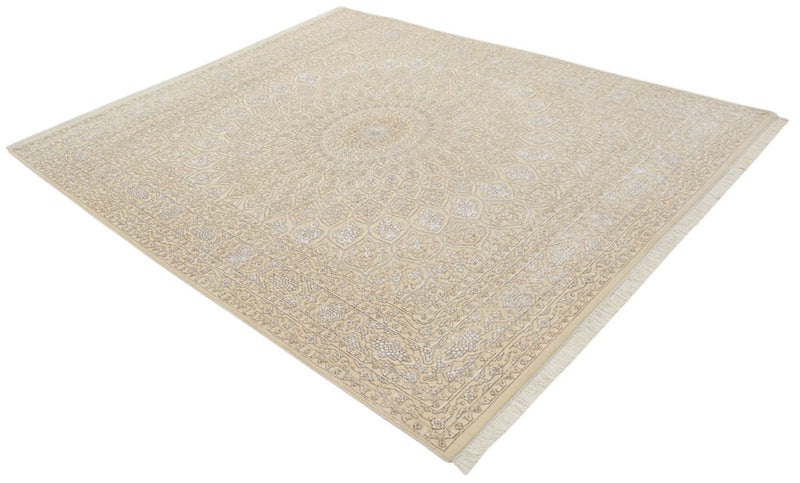 Tapis oriental - 249 x 208 cm - beige clair
