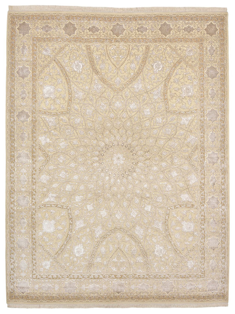 Tapis oriental - 293 x 222 cm - beige foncé