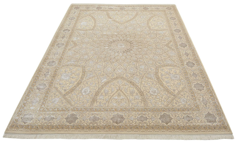 Tapis oriental - 293 x 222 cm - beige foncé