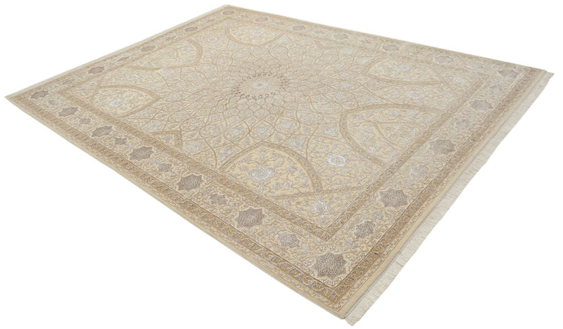 Tapis oriental - 293 x 222 cm - beige foncé