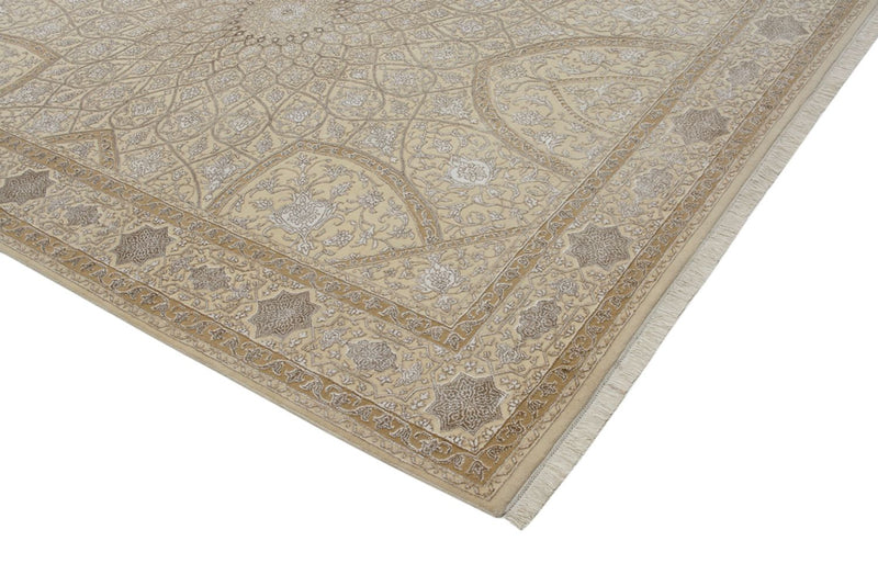 Tapis oriental - 293 x 222 cm - beige foncé