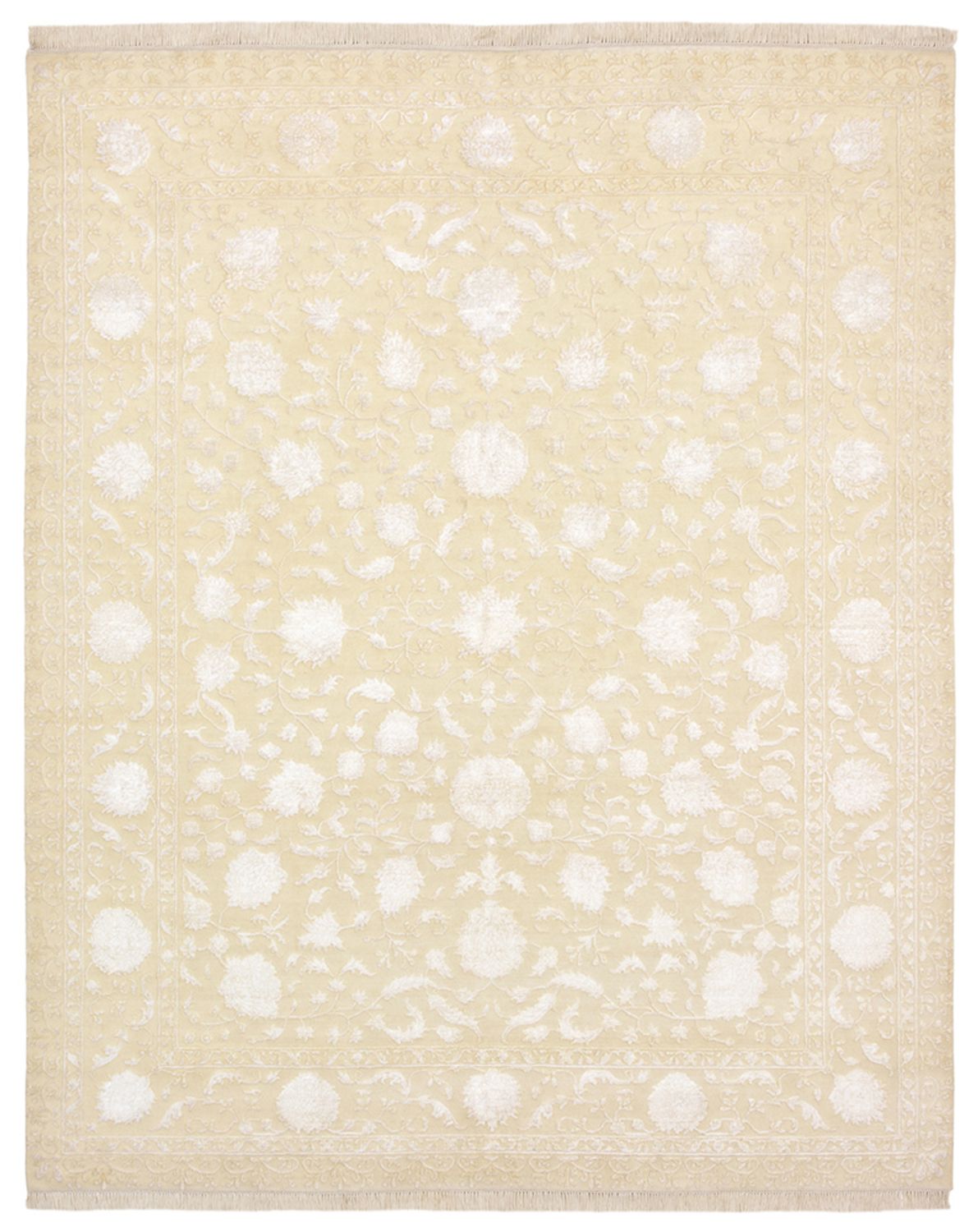 Tapis oriental - 253 x 207 cm - beige clair