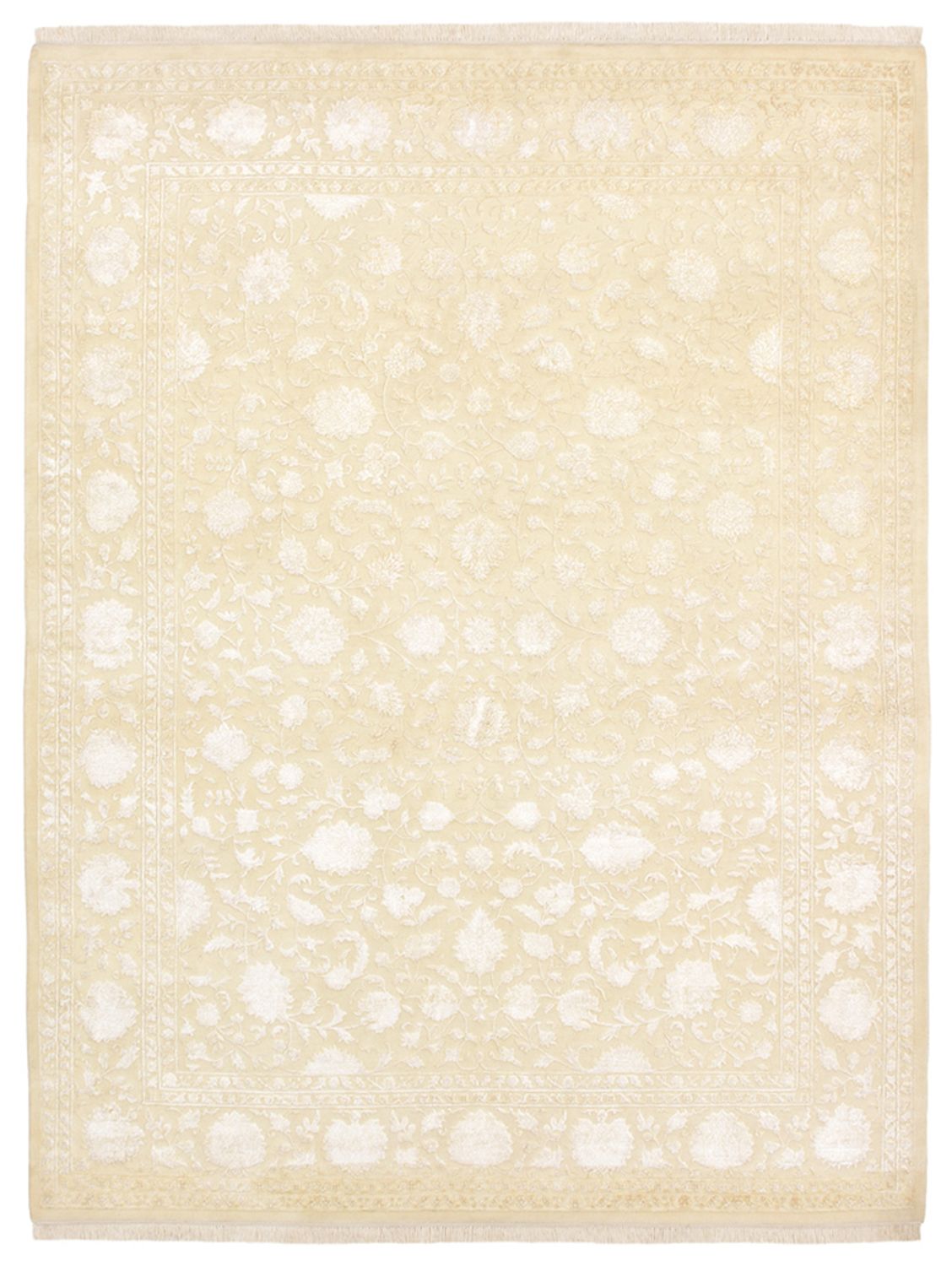 Tapis oriental - 286 x 218 cm - beige clair