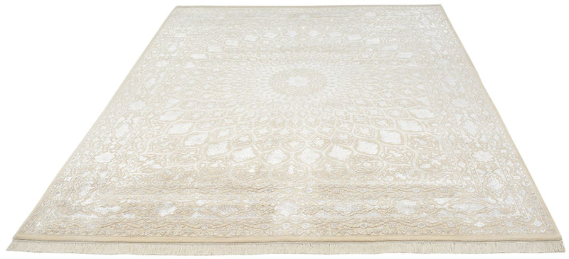 Tapis oriental - 249 x 206 cm - beige foncé