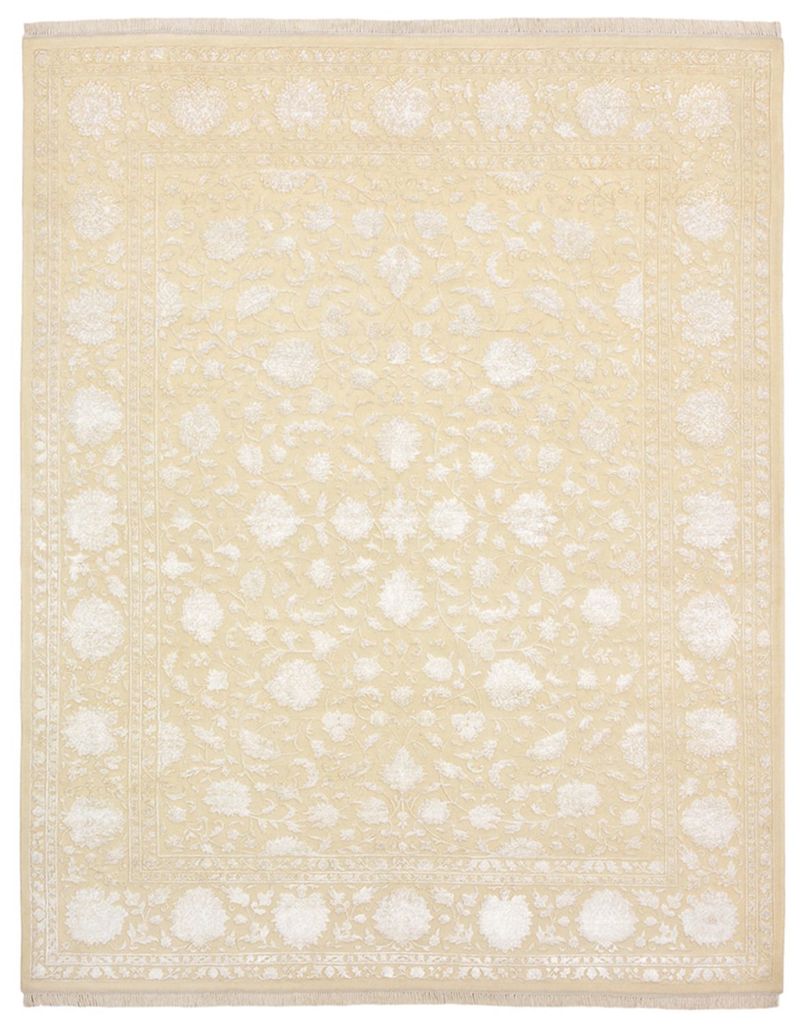 Tapis oriental - 254 x 204 cm - beige clair