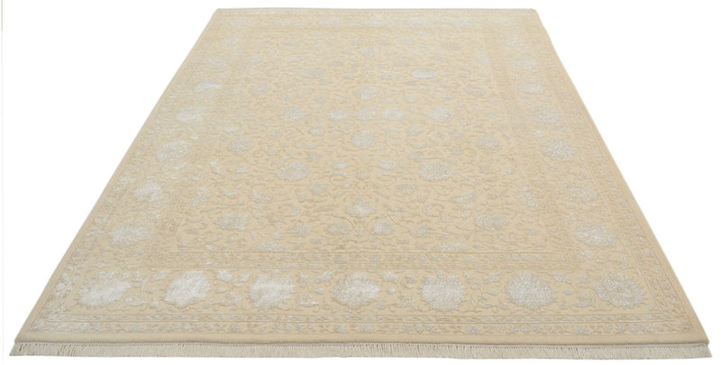 Tapis oriental - 254 x 204 cm - beige clair