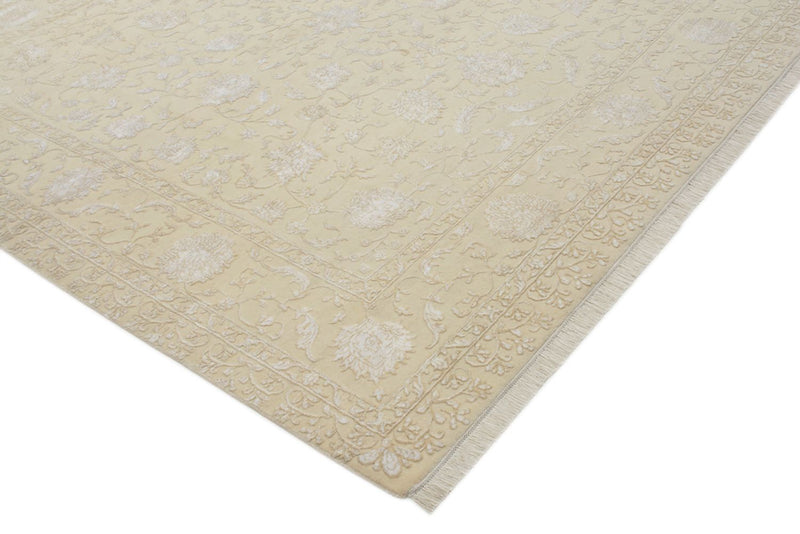 Tapis oriental carré  - 255 x 250 cm - beige clair