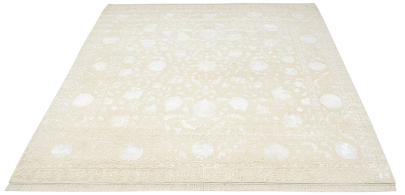 Tapis oriental carré  - 255 x 250 cm - beige clair