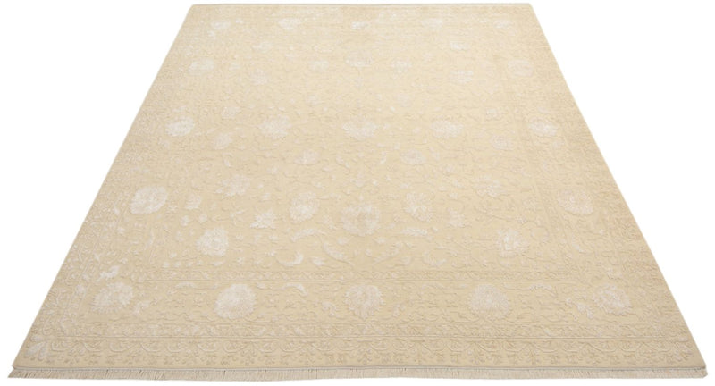 Tapis oriental carré  - 309 x 301 cm - beige clair