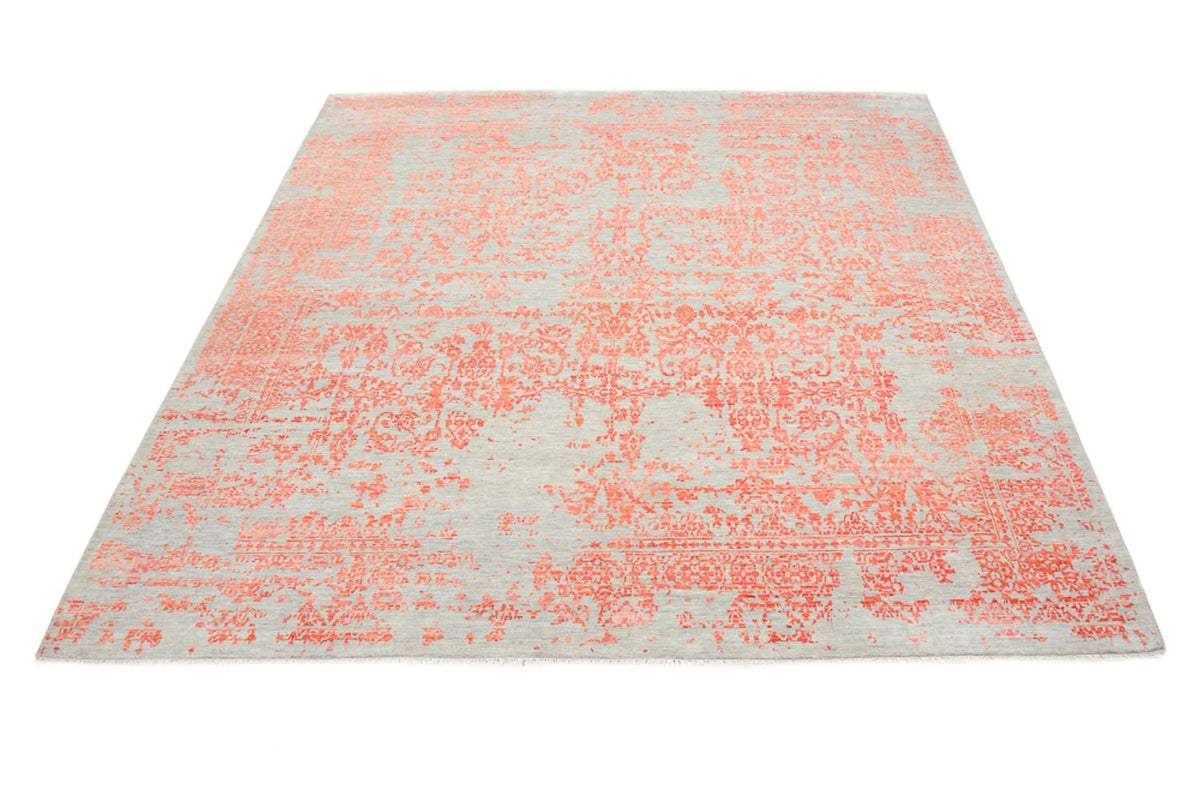 Tapis design carré  - 255 x 248 cm - orange