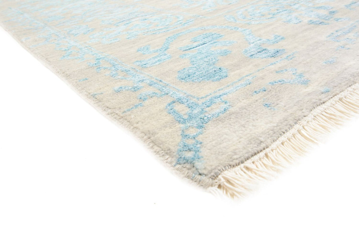 Tapis design carré - 309 x 301 cm - bleu clair