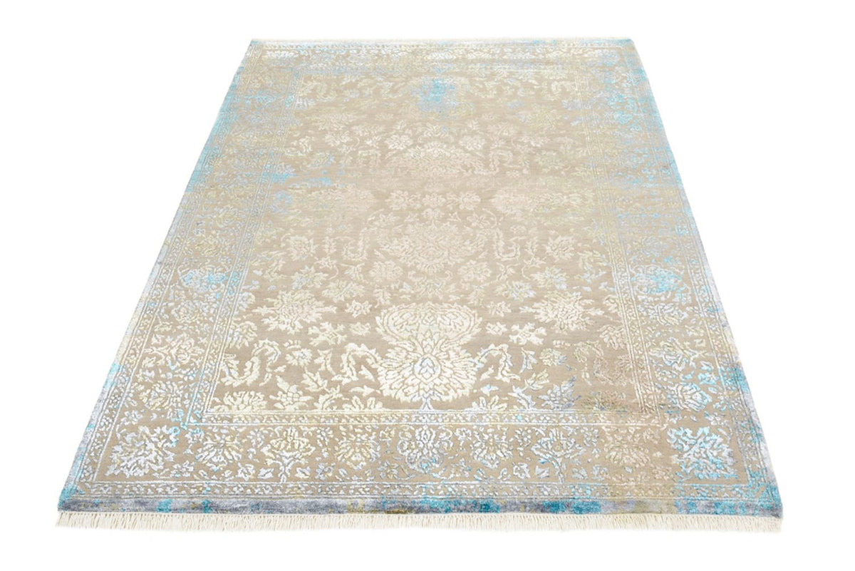 Tapis design - 186 x 129 cm - beige clair