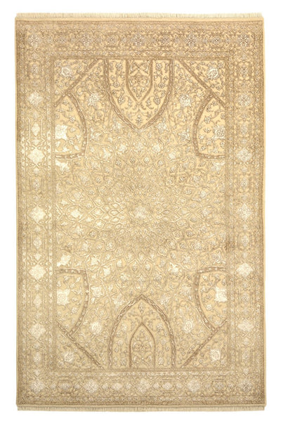 Tapis oriental 121x185cm - beige foncé