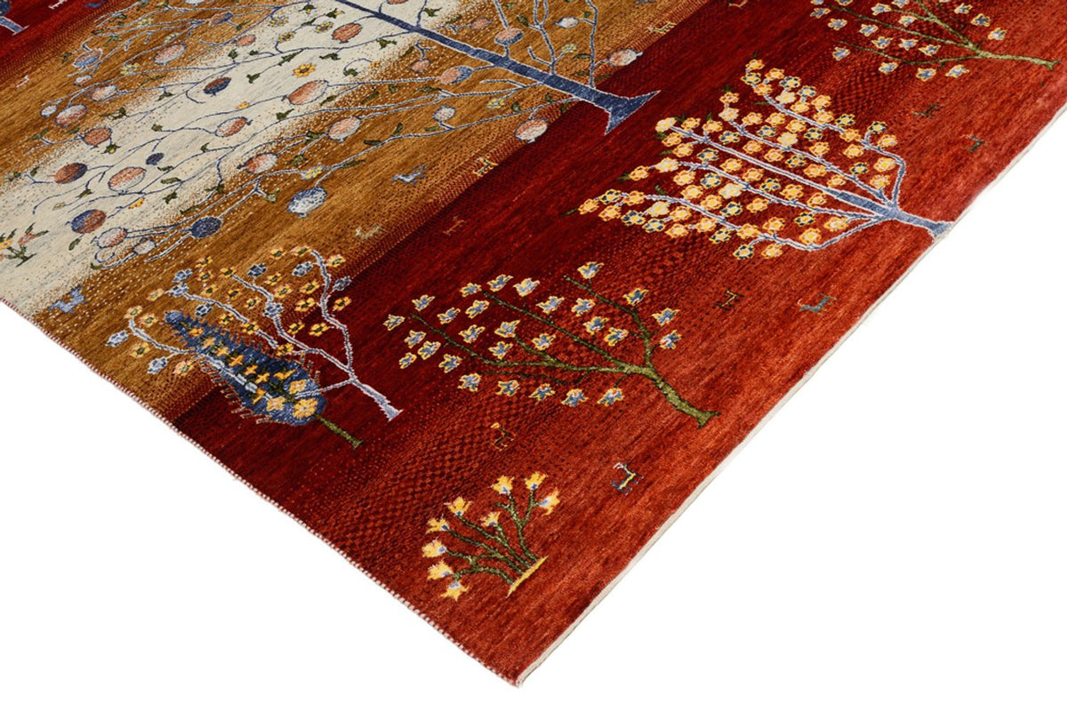 Tapis Gabbeh - Loribaft Indus - 242 x 177 cm - multicolore