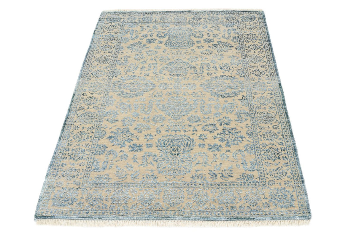 Tapis design - 148 x 100 cm - bleu clair