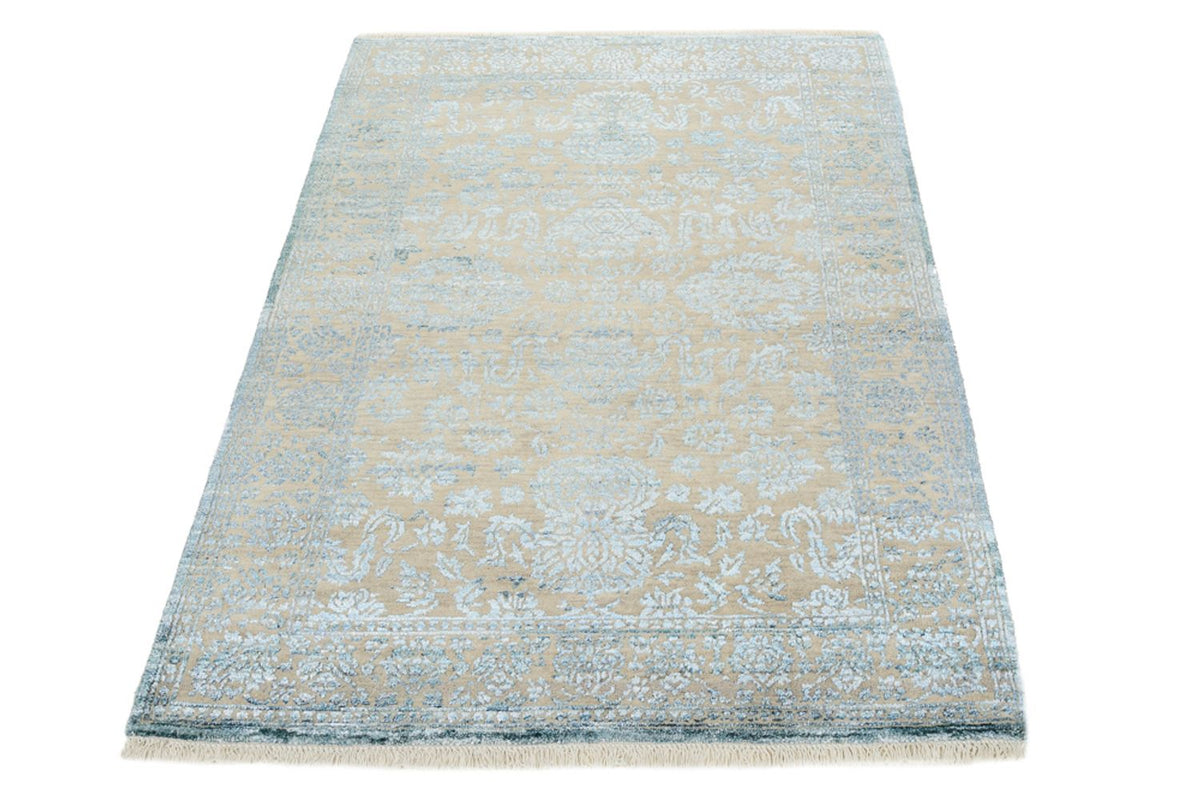 Tapis design - 148 x 100 cm - bleu clair