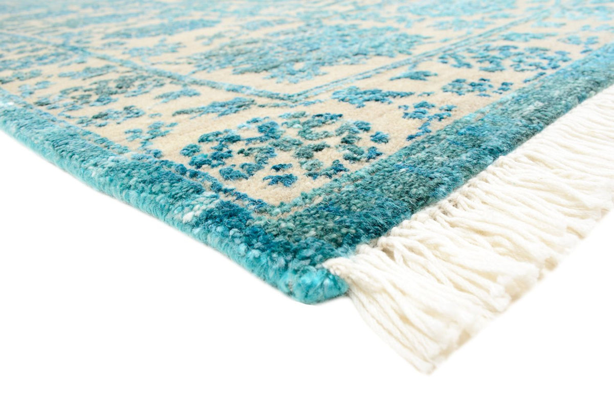 Tapis design - 301 x 203 cm - bleu clair