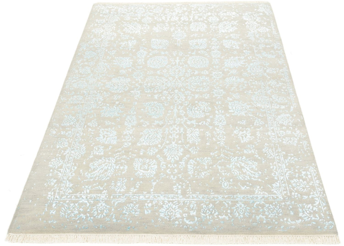 Tapis design - 177 x 124 cm - gris clair