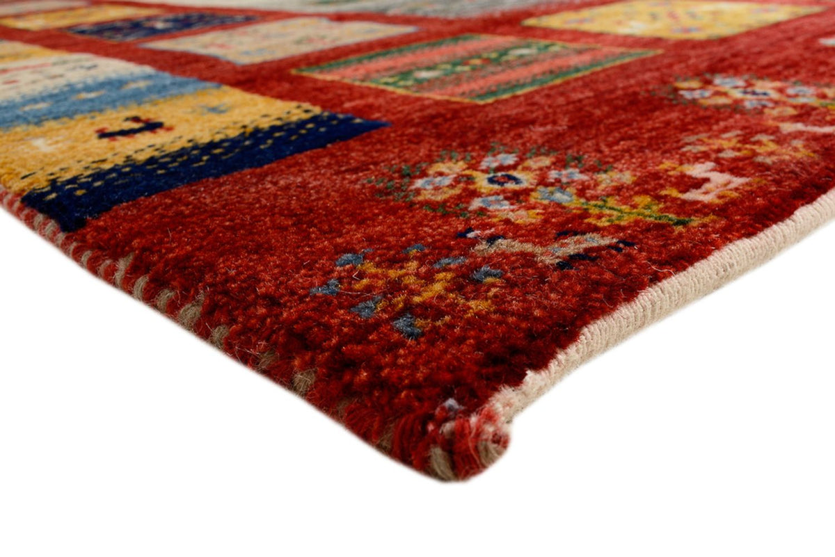 Tapis Gabbeh - Loribaft Indus - 204 x 150 cm - multicolore