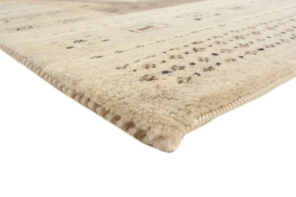 Tapis Gabbeh - Loribaft Indus - 203 x 146 cm - beige foncé