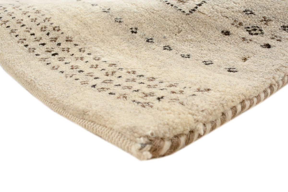Tapis Gabbeh - Loribaft Indus - 203 x 146 cm - beige foncé