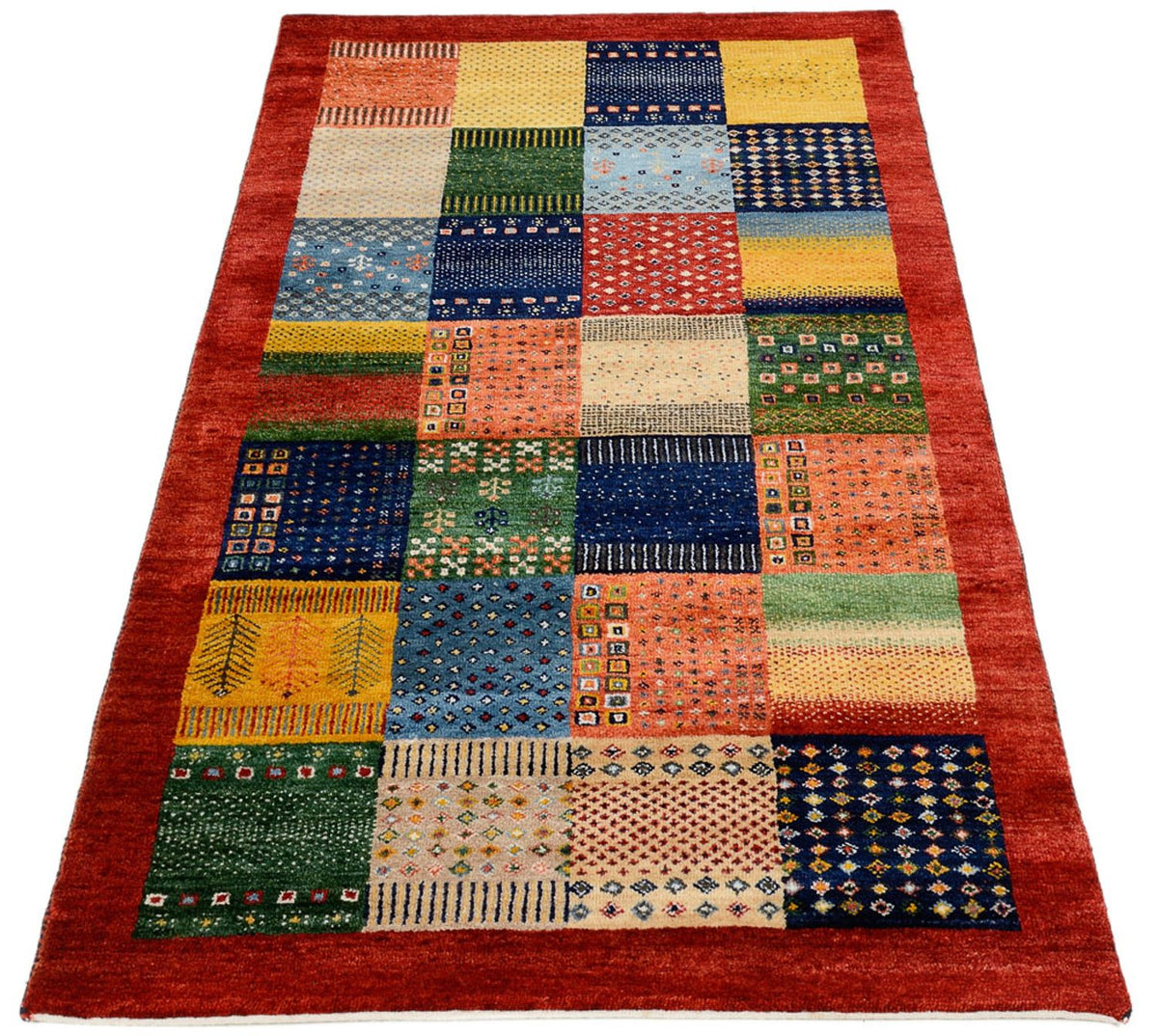 Tapis Gabbeh - Loribaft Indus - 162 x 91 cm - multicolore