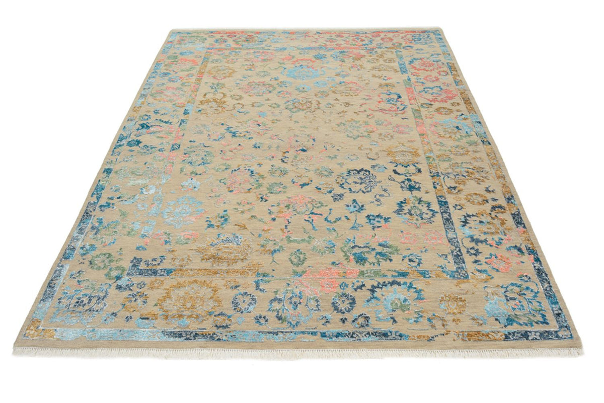 Tapis design - 234 x 175 cm - beige foncé