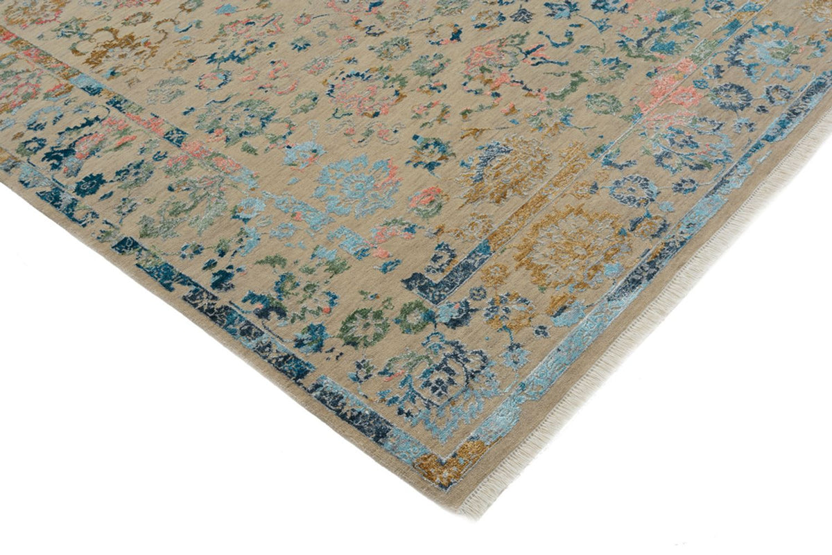 Tapis design - 234 x 175 cm - beige foncé