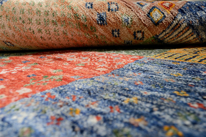 Tapis Gabbeh - Loribaft Indus - 246 x 171 cm - multicolore